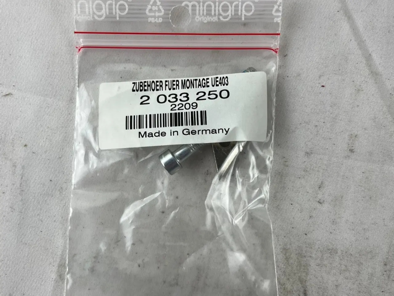 Billede 6 - SICK 2033250 UE403 Mounting Kit Sliding Nuts M4000