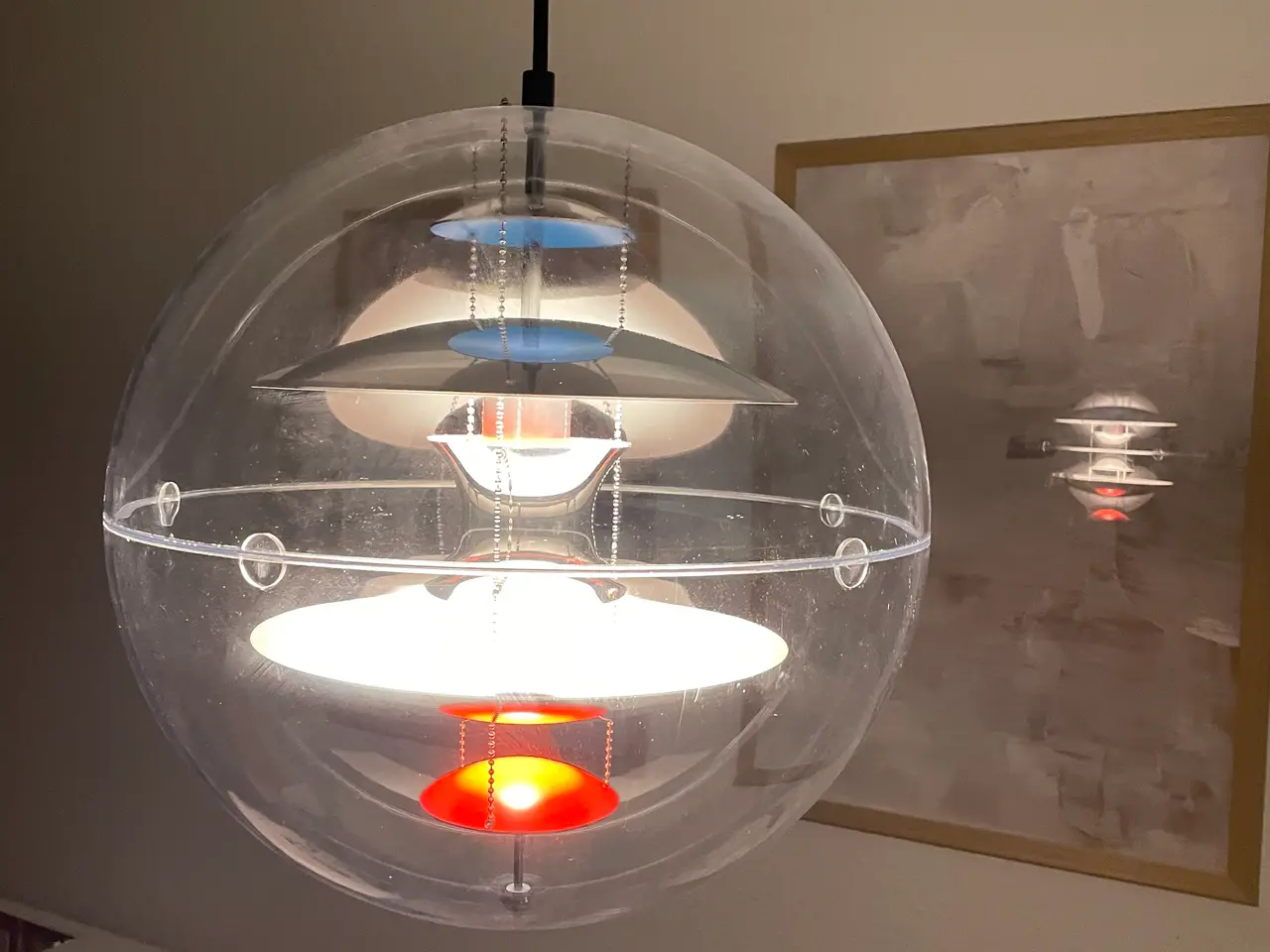 Billede 1 - Ikonisk Verner Panton VP Globe Ø50 – flot stand