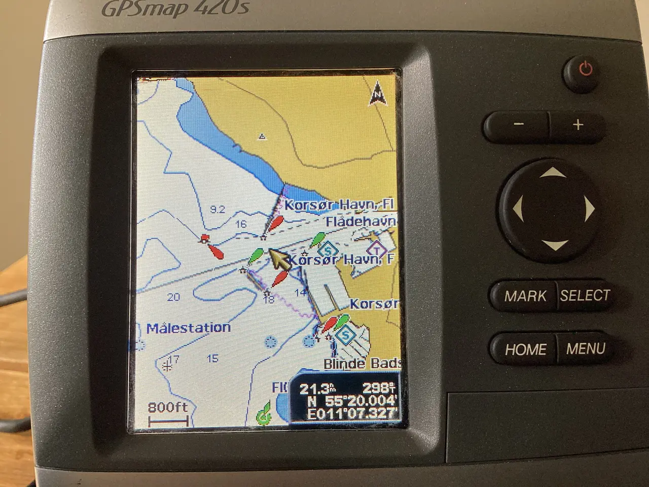 Billede 2 - Kortplotter med ekkolod/ fishfinder