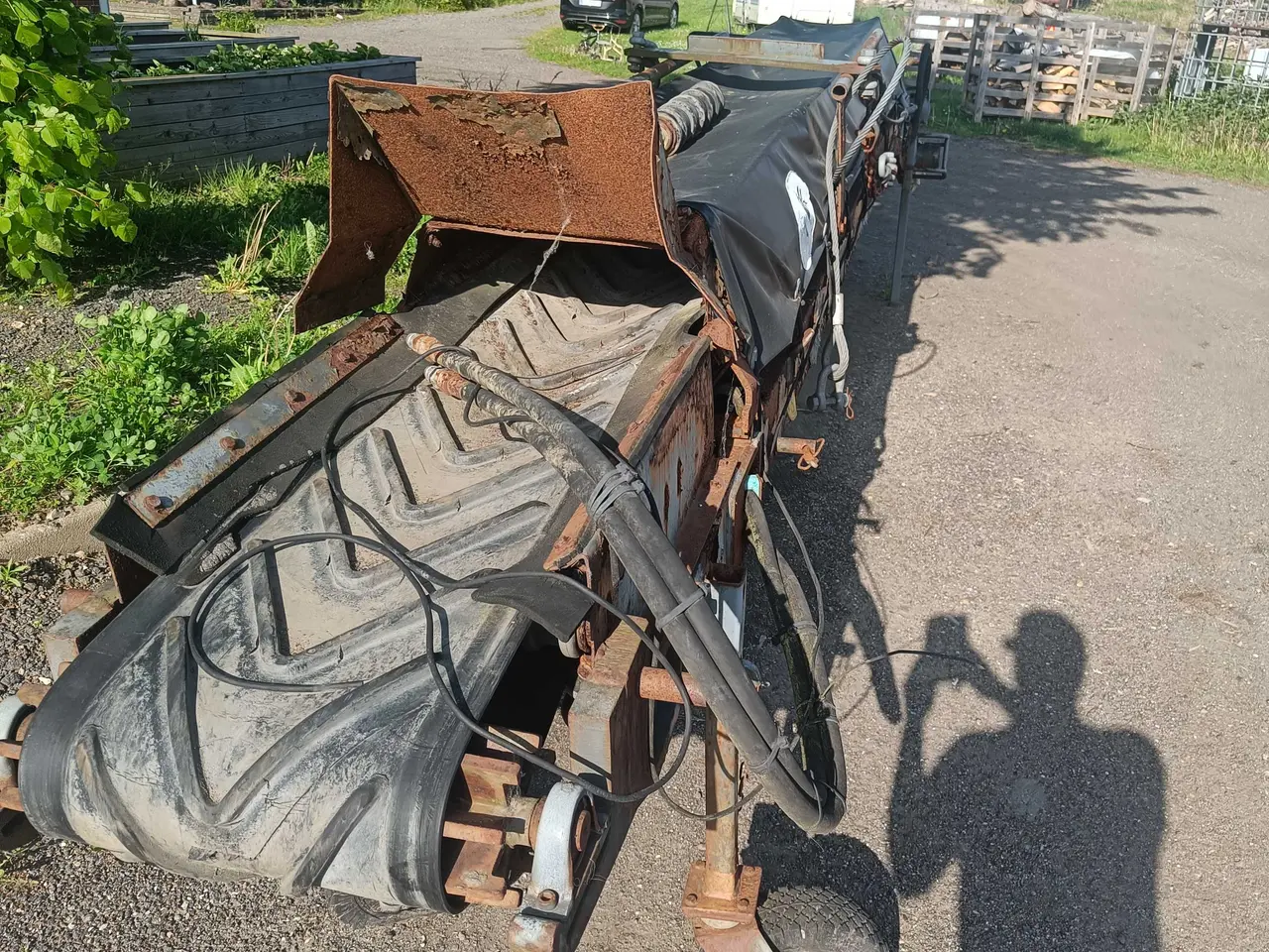 Billede 1 - Transportbånd hydraulisk 6 meter