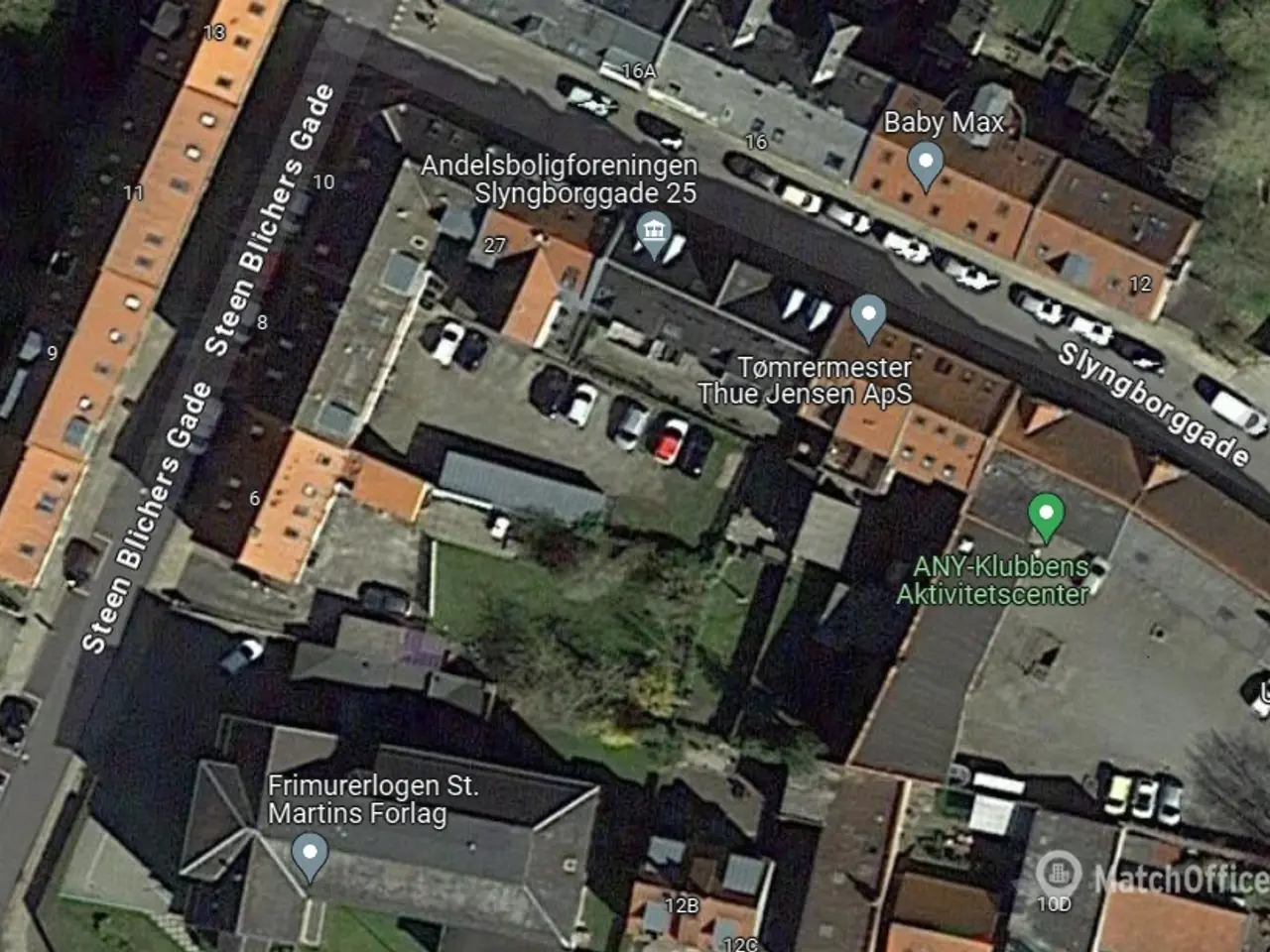 Billede 1 - Parkering til leje i Steen Blichers Gade 8-10 baggård