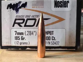 Projektiler 7mm Nosler RDF 185gr