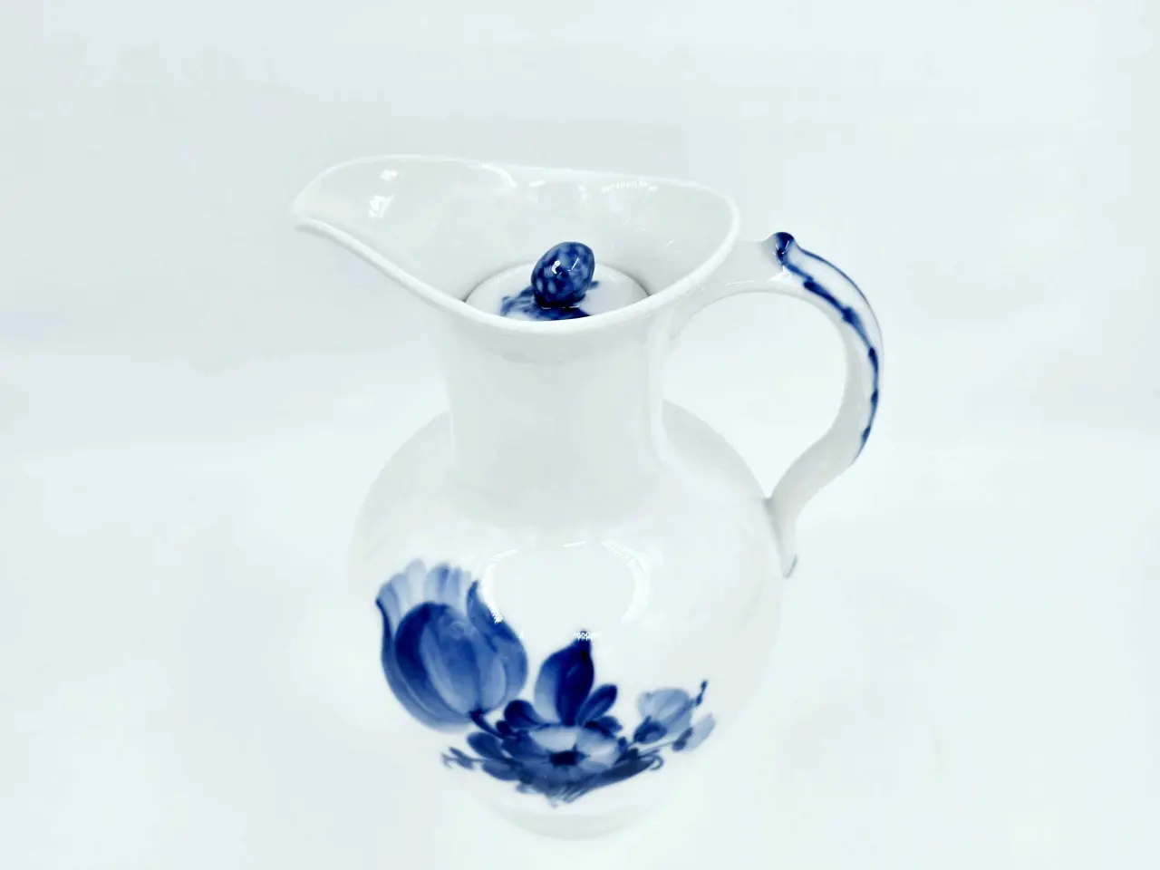 Billede 5 - Blå Blomst Chokoladekande Porcelæn 