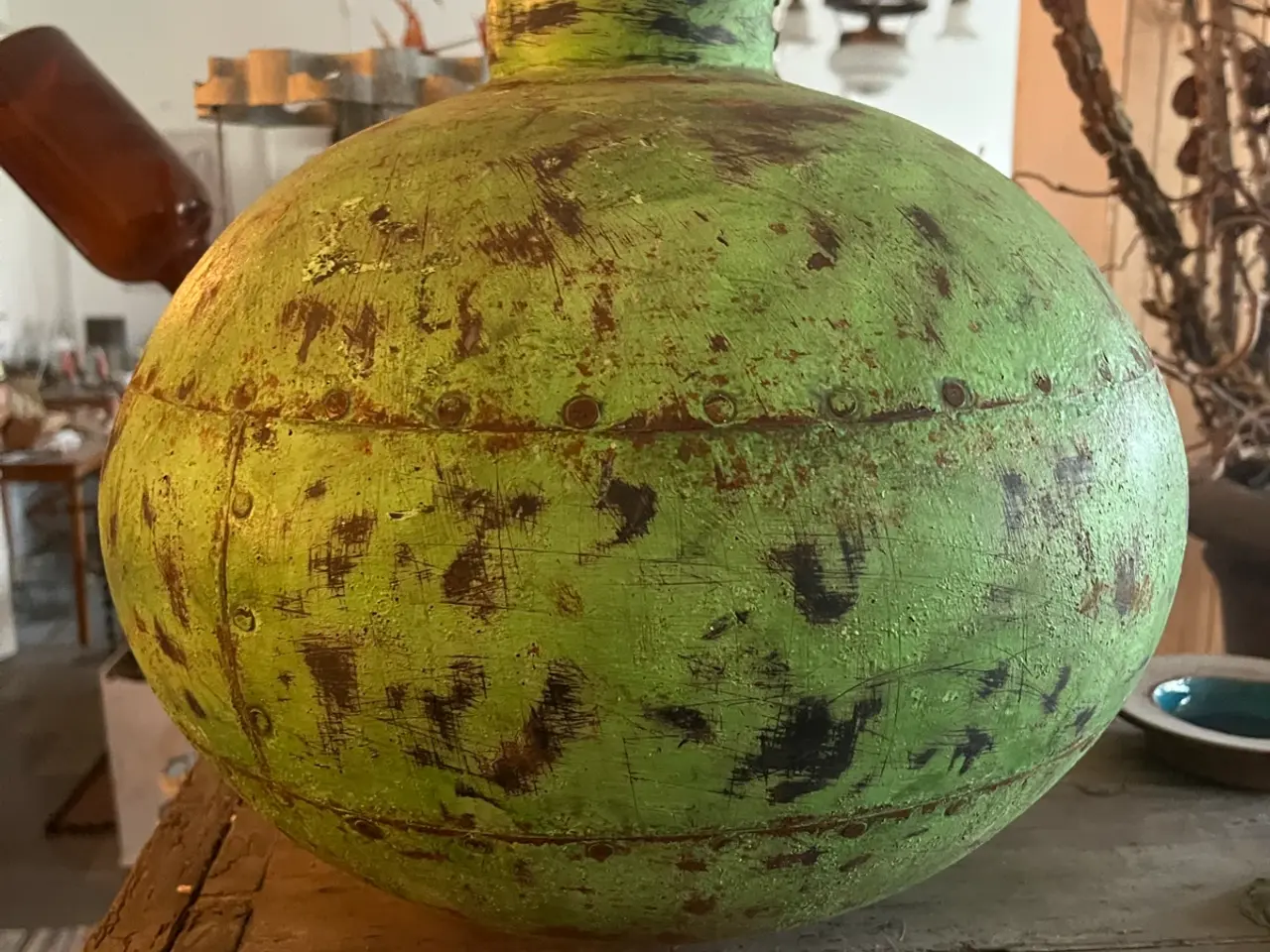 Billede 1 - Vandunk/vase i metal