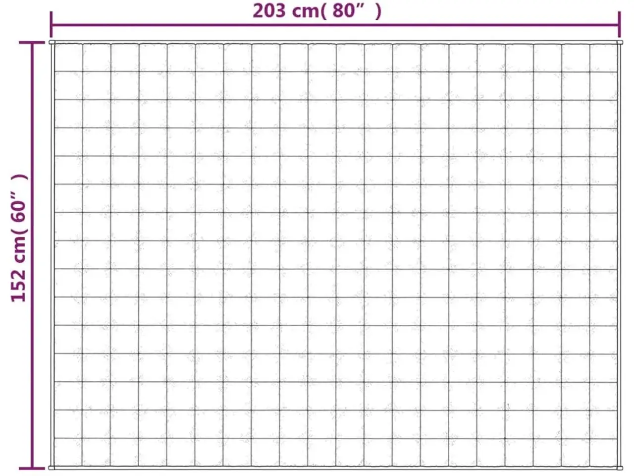 Billede 6 - Tyngdetæppe 152 × 203 cm - 7 kg, grå stof