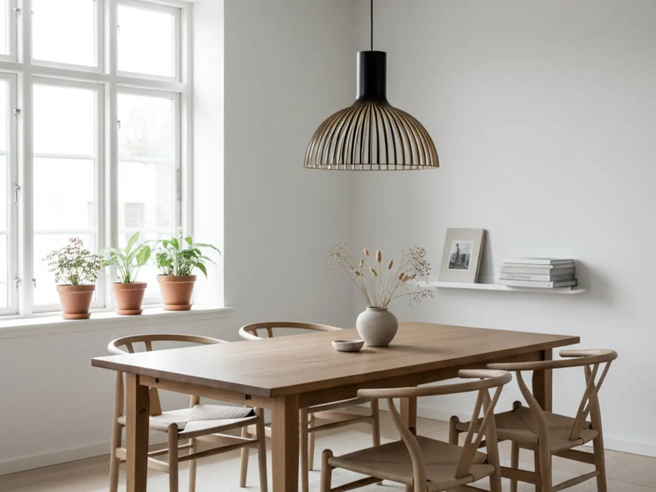 Billede 2 - Secto Design Victo 4250 Pendel – Sort/Natur Ø56 cm