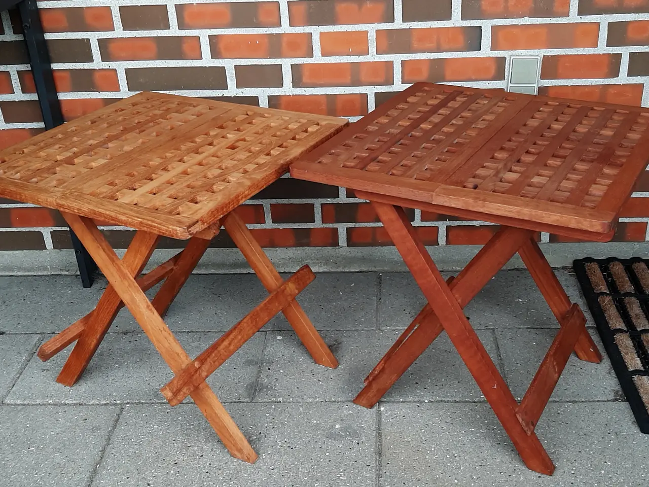 Billede 1 - Klapborde I teaktræ