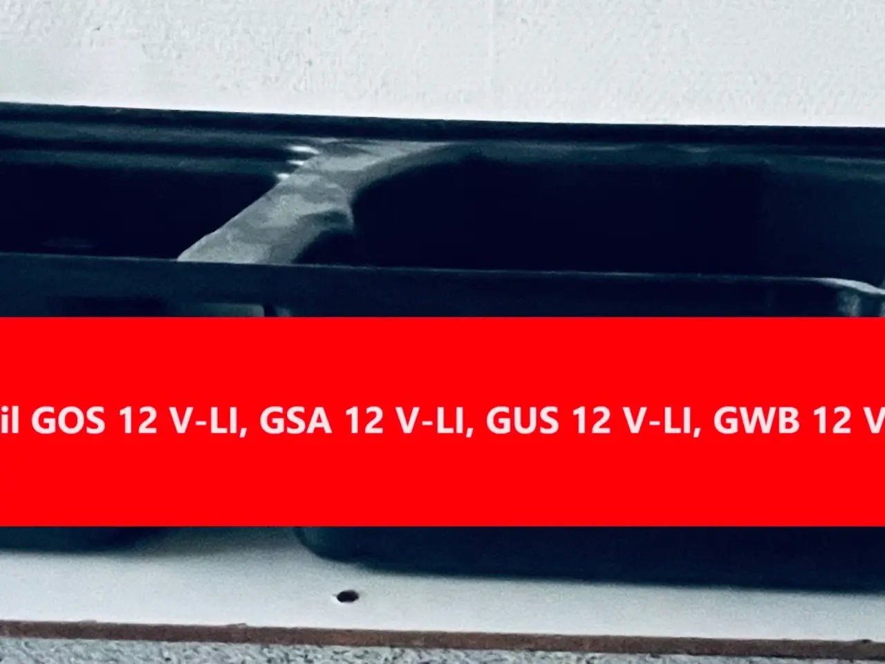 Billede 3 - Bosch L-Boxx 102 halv indlæg til batteri oplader