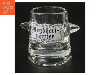 Glass krydderimorter (str. Ø 6,5 cm længde 9 cm)