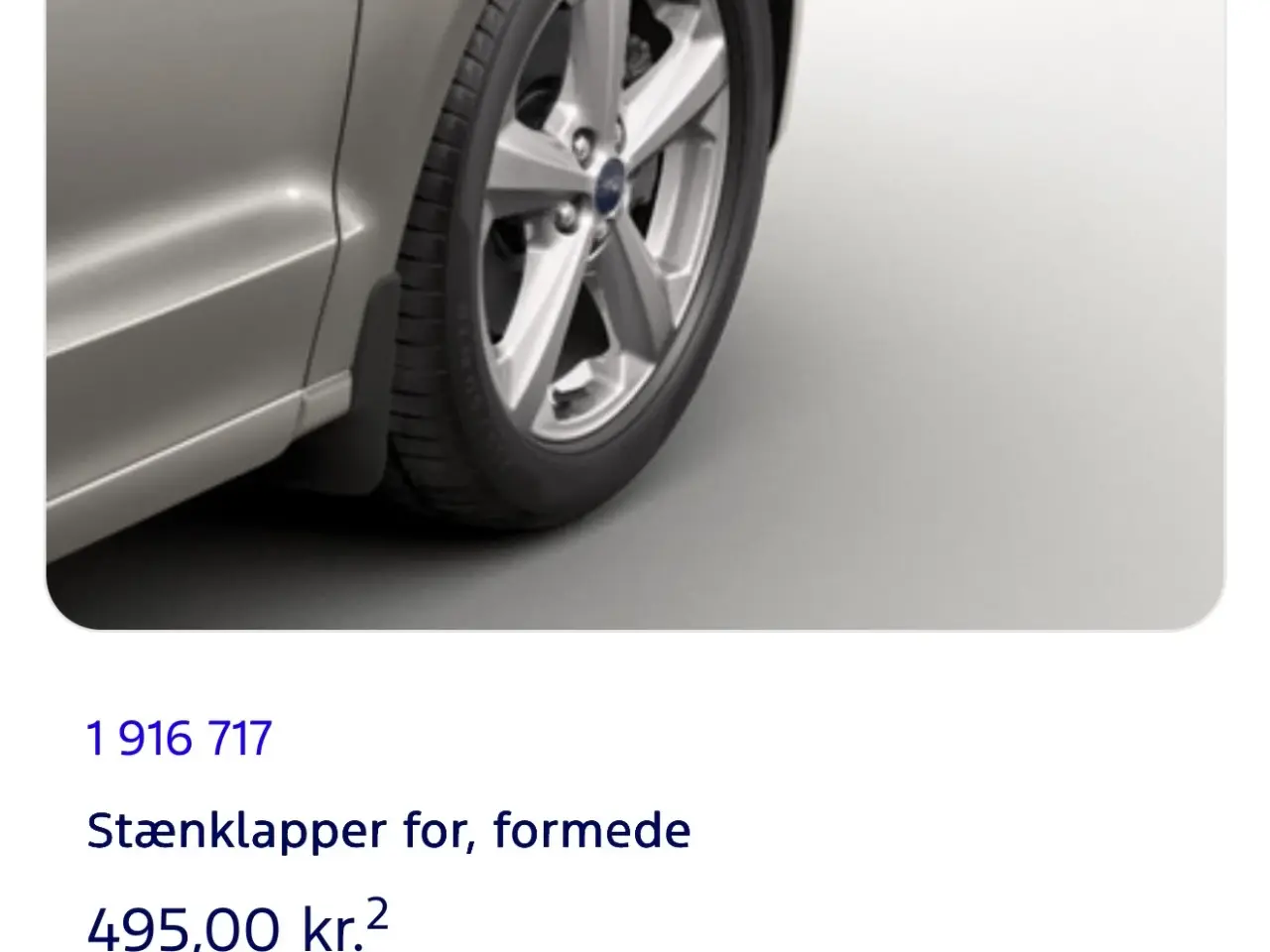 Billede 1 - Ford Smax stænklapper/Mudflaps