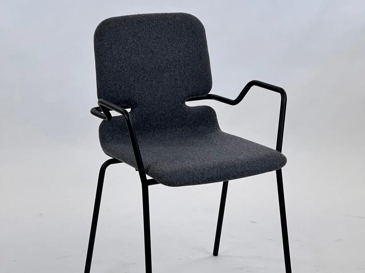 Billede 1 - Labofa Ohio Wire Chair Stol – Grå Polstret