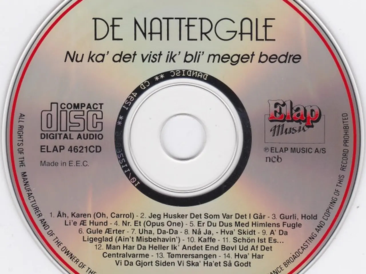 Billede 3 - De Nattergale – Nu Ka' Det Vist Ik' Bli'… – CD