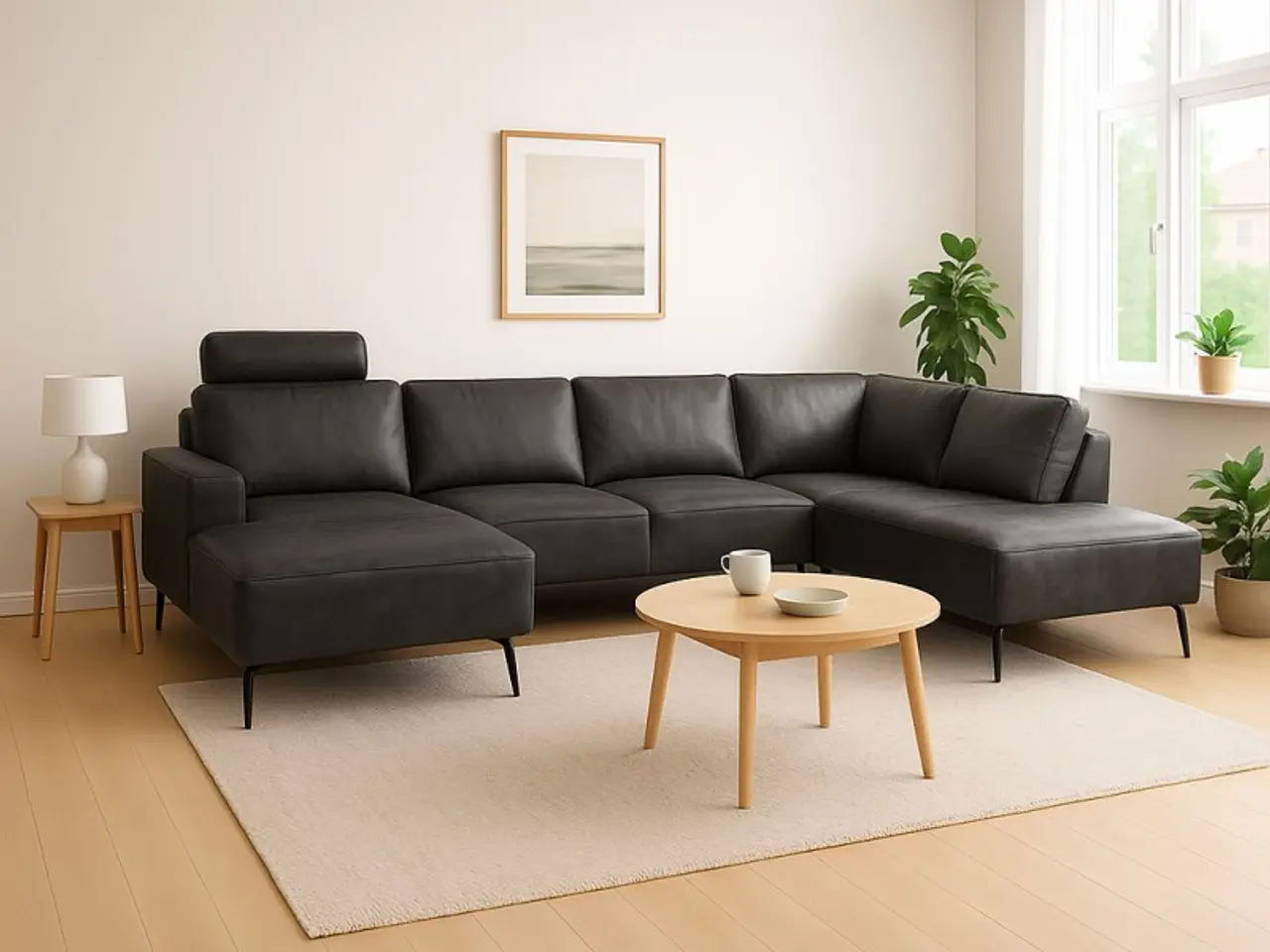 Billede 10 - Hjort Knudsen Copenhagen Læder U-sofa - Venstrevendt