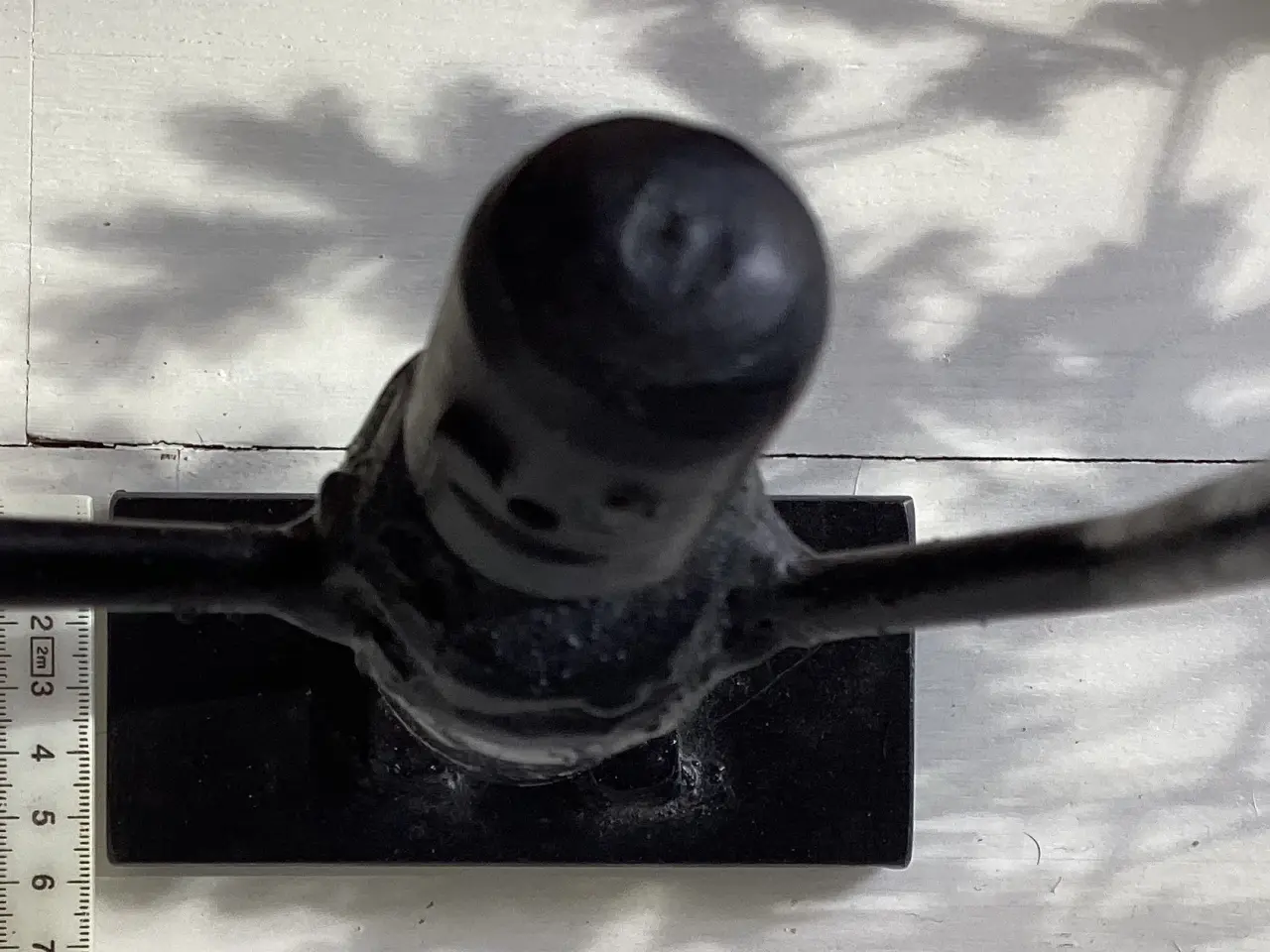 Billede 10 - Metal figur/skulptur af jublende mand/robot  
