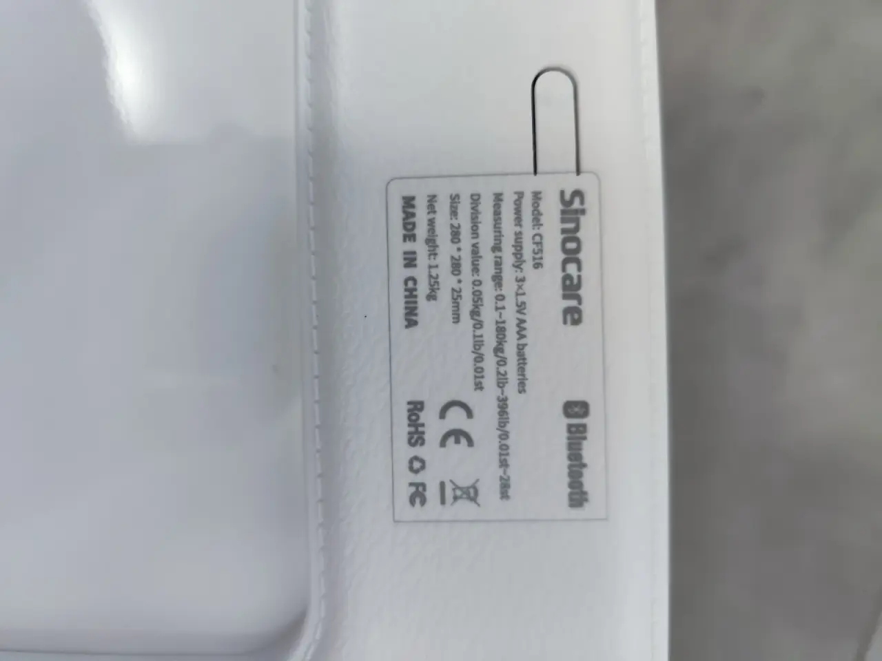 Billede 4 - Sinocare body scale CF516