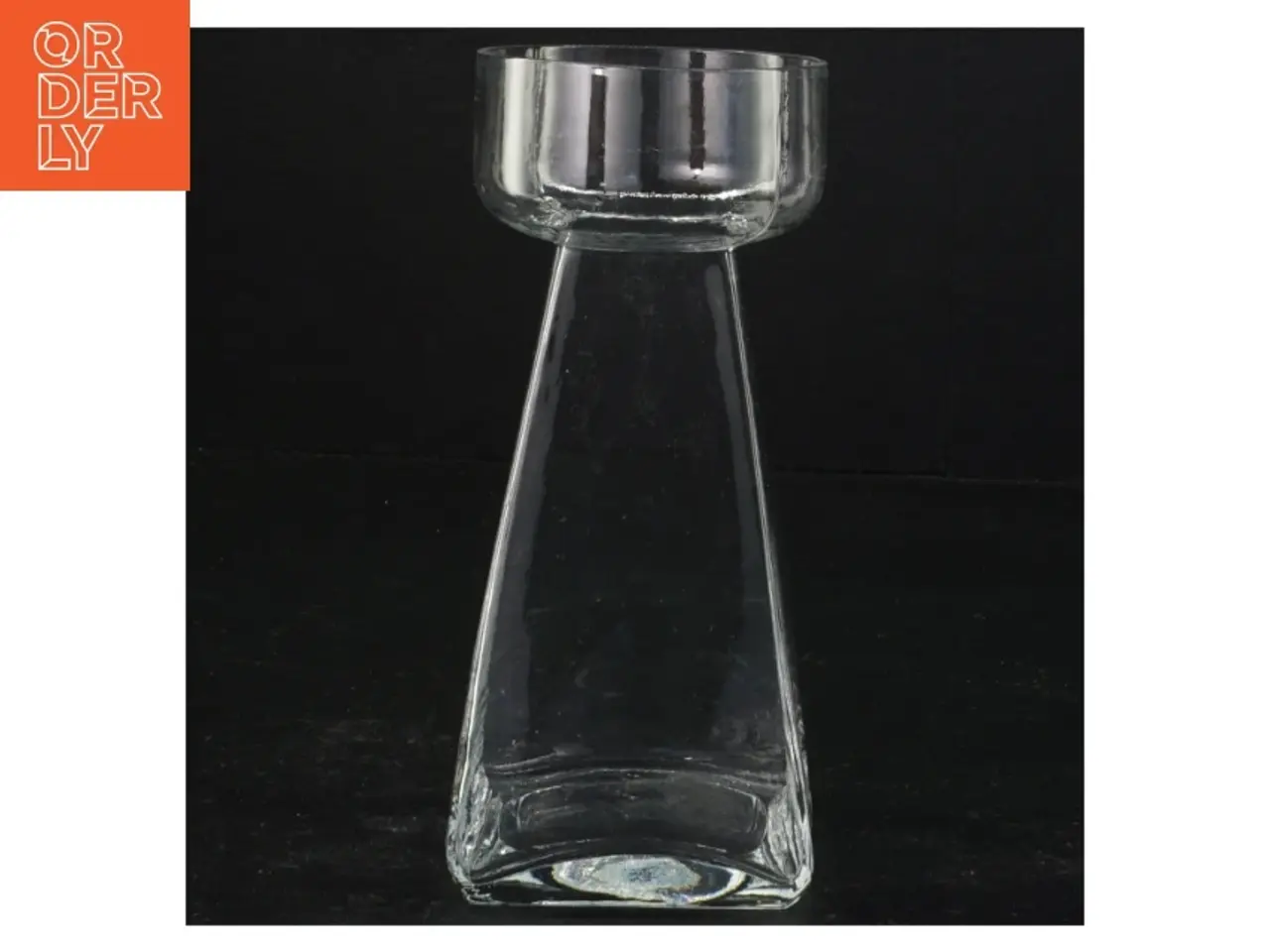 Billede 1 - Hyacintglas i klart glas (str. 16 x 7 x 7 cm)