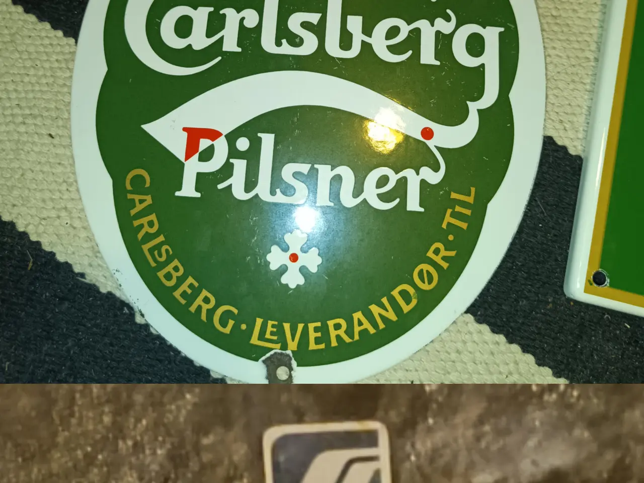 Billede 2 - Carlsberg skilte i metal
