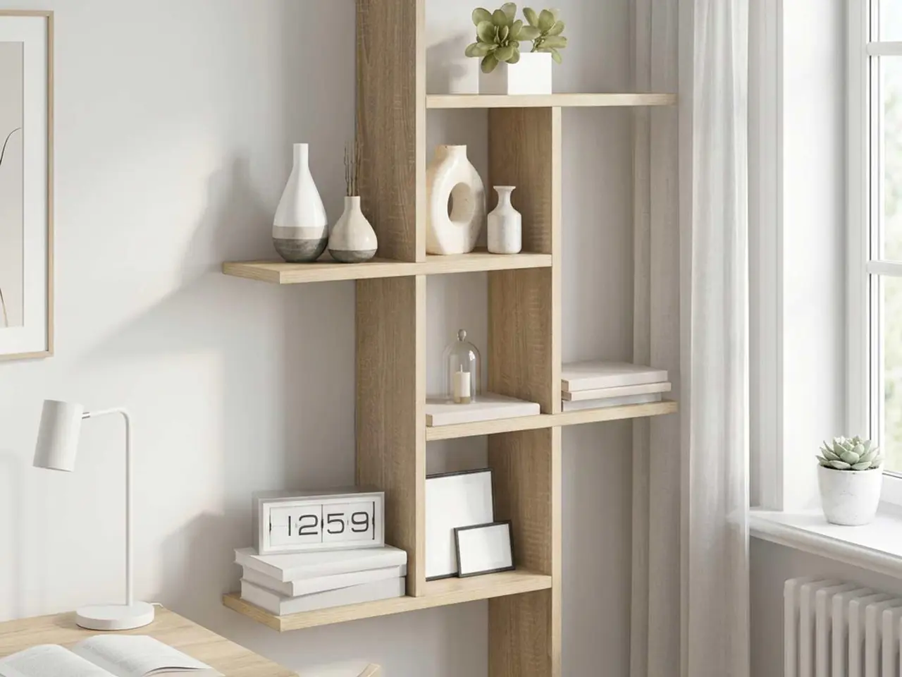 Billede 1 - Væghylde Sonoma-eg 61 x 15 x 102 cm