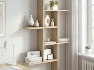 Væghylde Sonoma-eg 61 x 15 x 102 cm