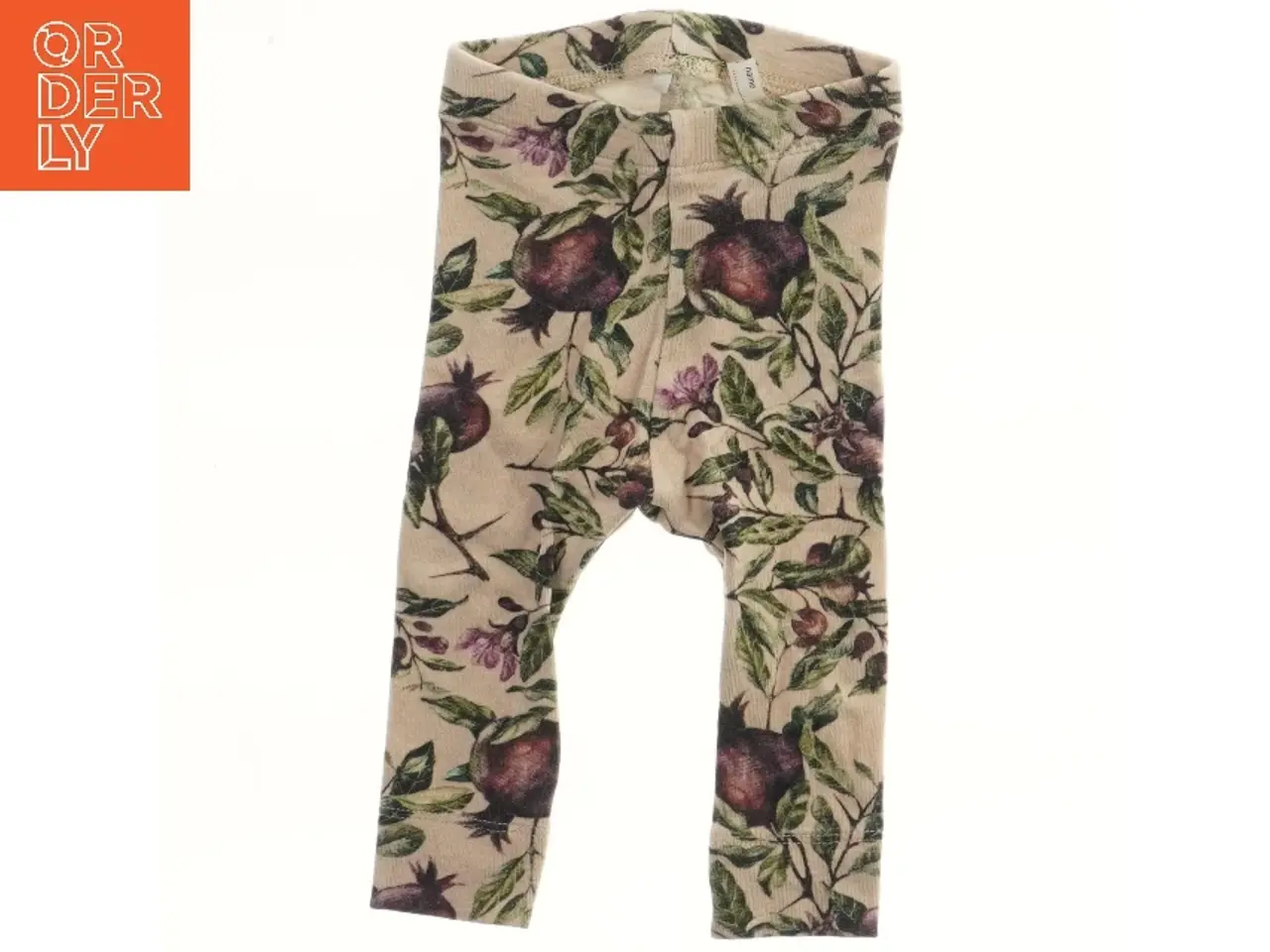 Billede 1 - Name It (str. 56) Leggings med blomster og frugtprint