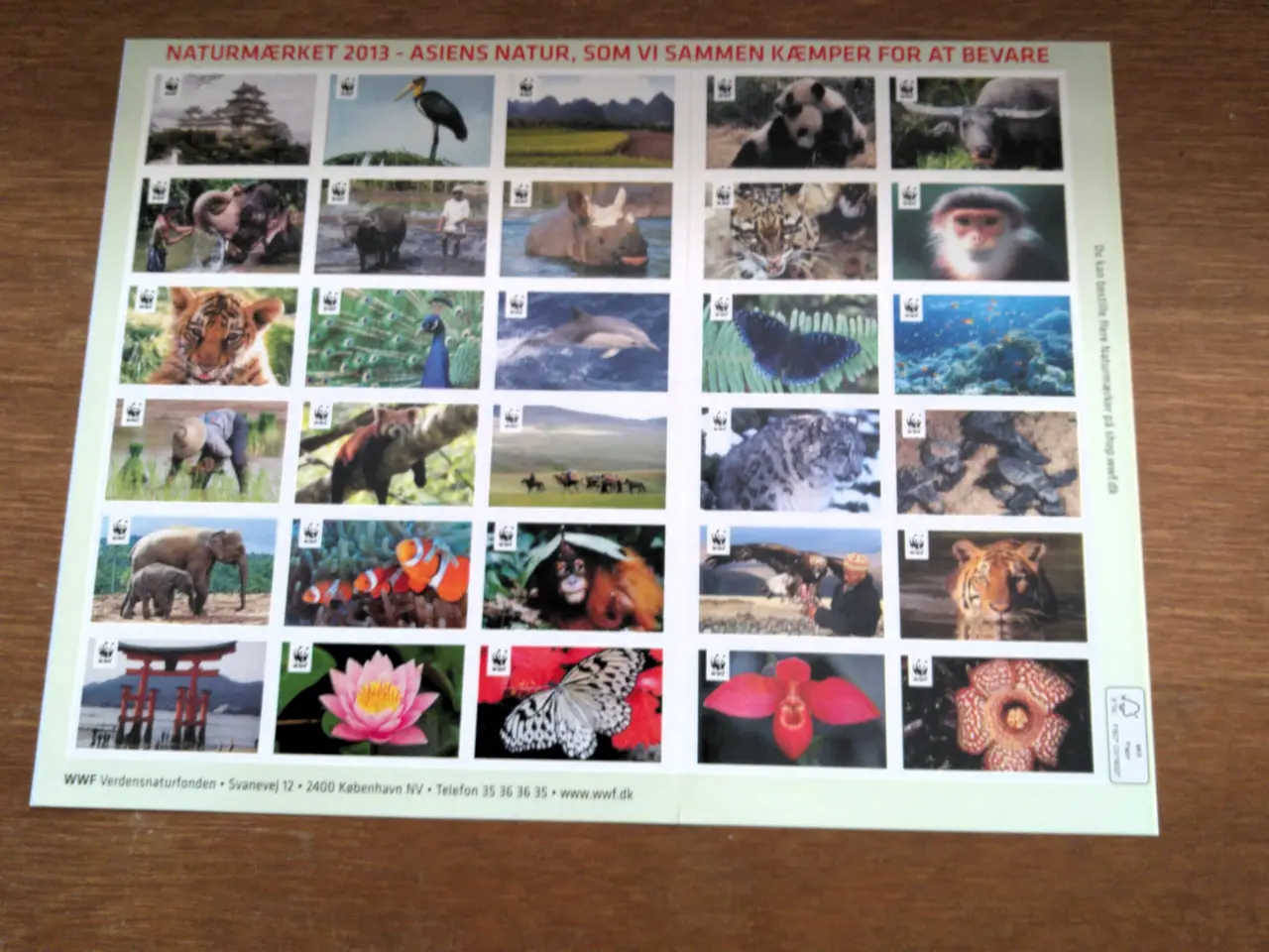 Billede 4 - Danmark, WWF Naturmærker 2007 -2020.