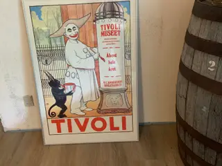 Tivoli plakat i ramme.