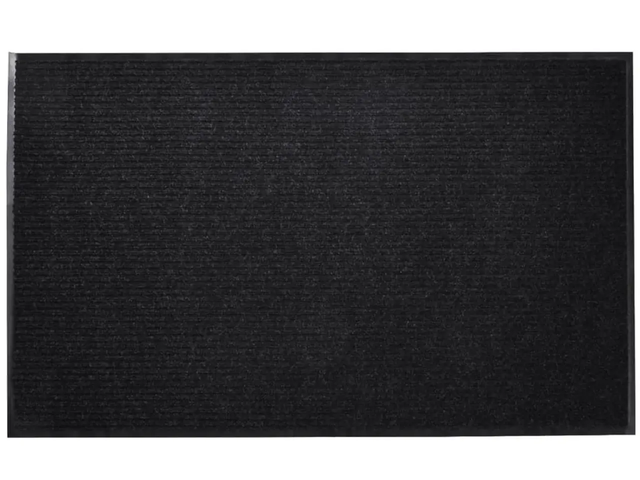 Billede 1 - Dørmåtte - sort 90 × 150 cm med skridsikker PVC-bagside