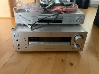 Receiver og dvd maskine