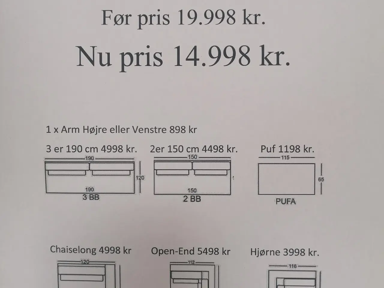 Billede 5 - Oxsana U sofa