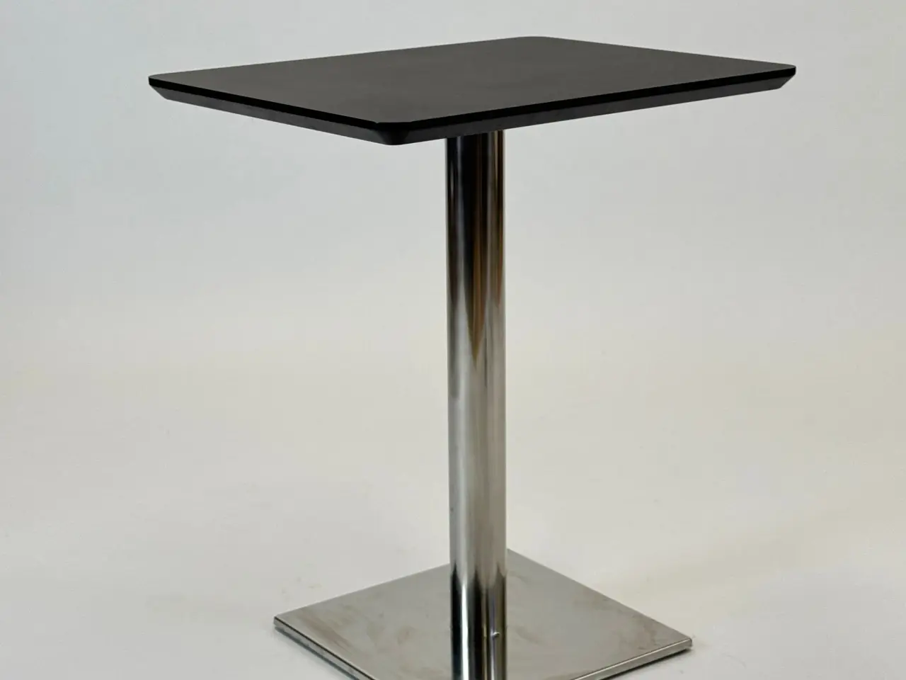 Billede 1 - Pedrali Inox Bord – Sort med Krom Stel 50x65x75 cm