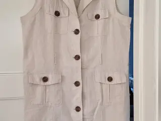 Lang vest/ ærmeløs kjole