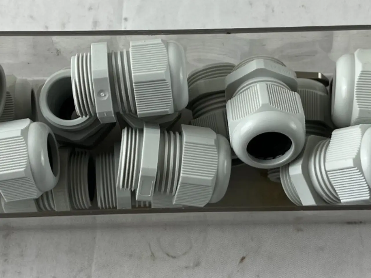 Billede 1 - M25x1.5 kabel Gland parti Grey Plastic IP Rated