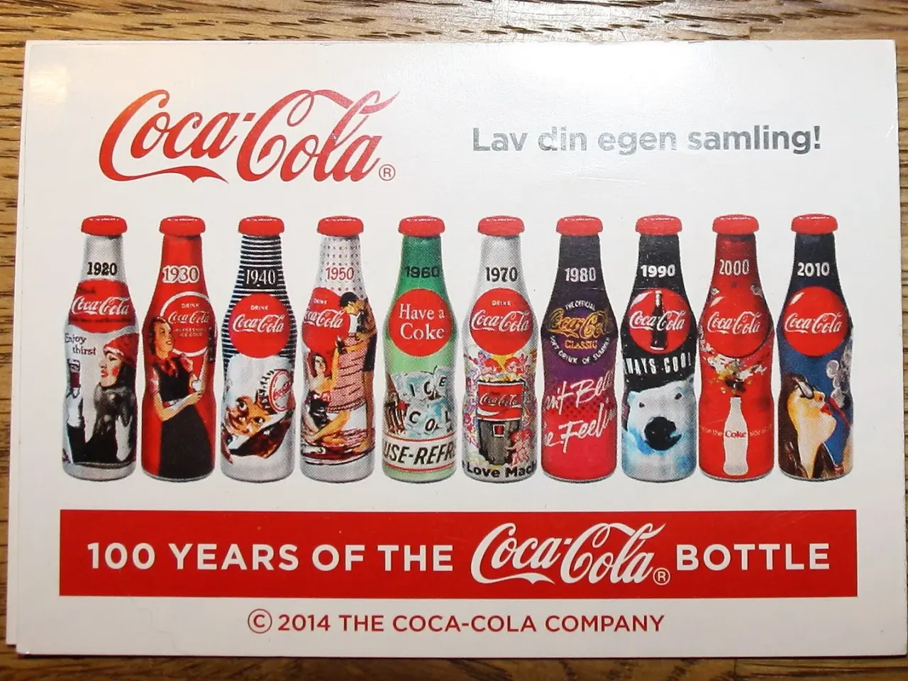 Billede 2 - 1 stk. aluminium Mini Coca Cola Flaske 1920
