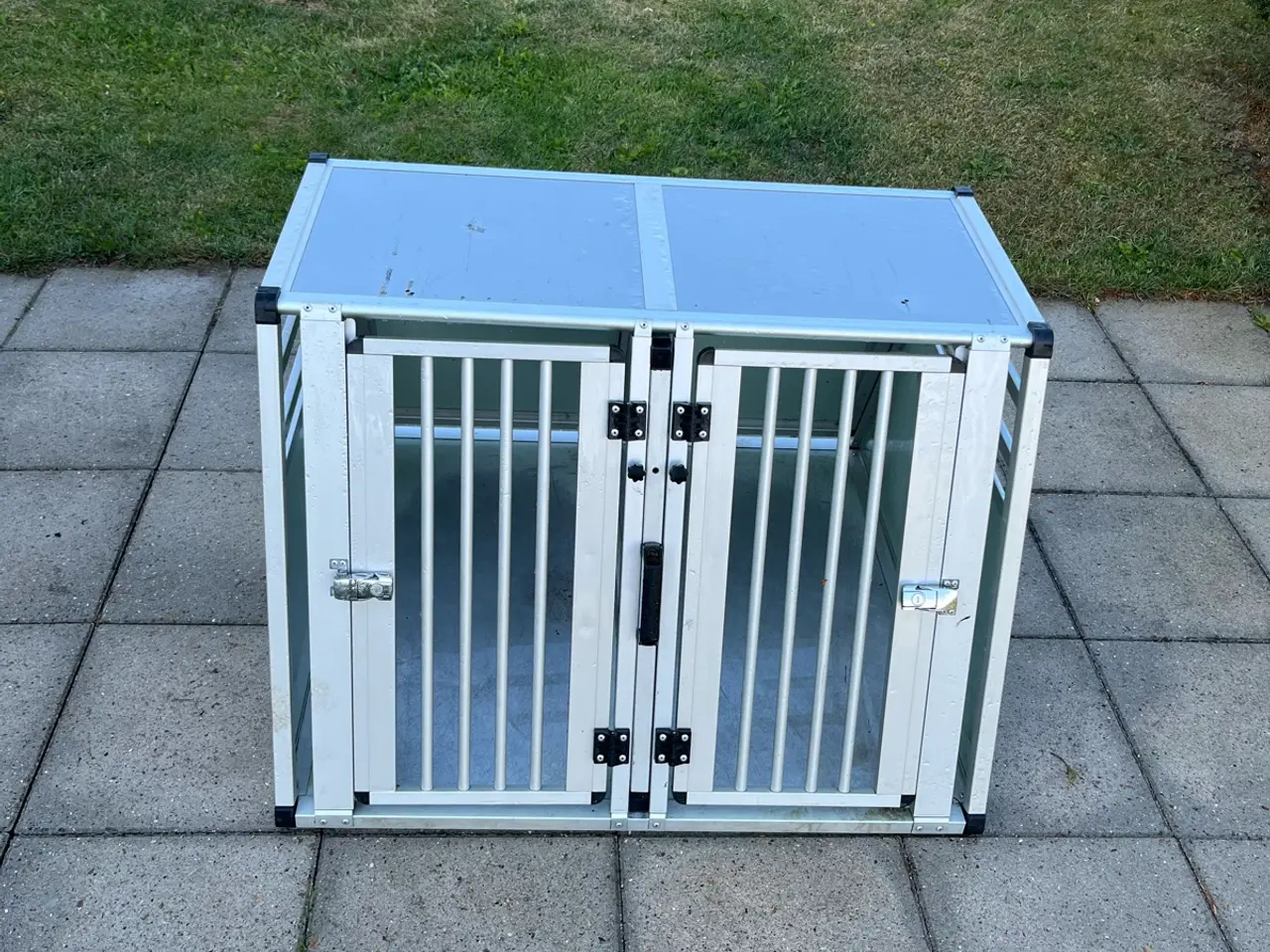 Billede 1 - Dobbelt hunde transportkasse 