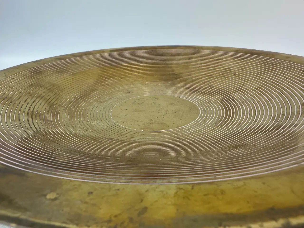 Billede 6 - Trebenet messing fad (vintage)