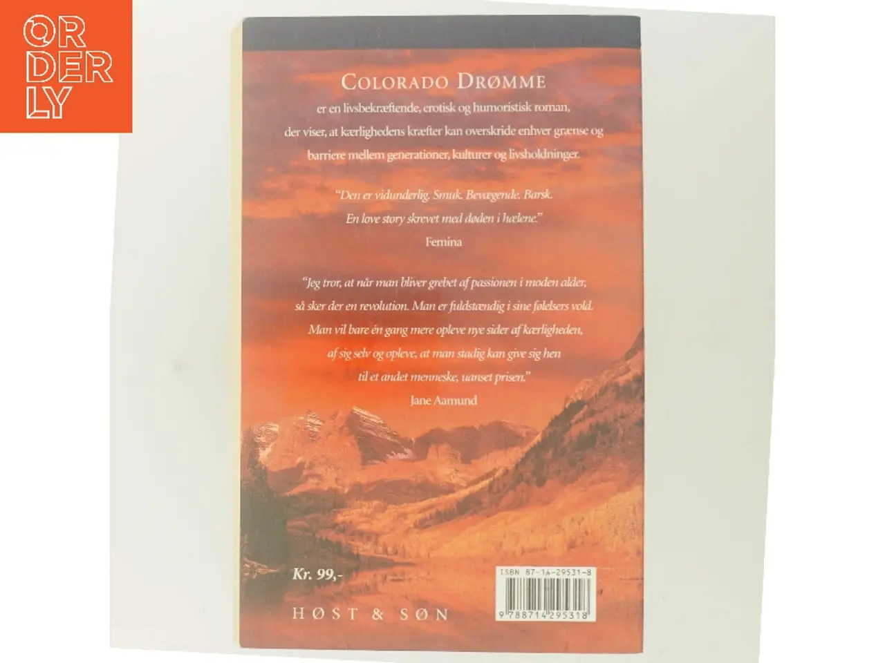 Billede 3 - Colorado drømme : en roman om den modne passion af Jane Aamund (Bog)