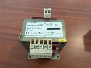 Siemens transformer 230/400 V til 24 V AC – 250 VA