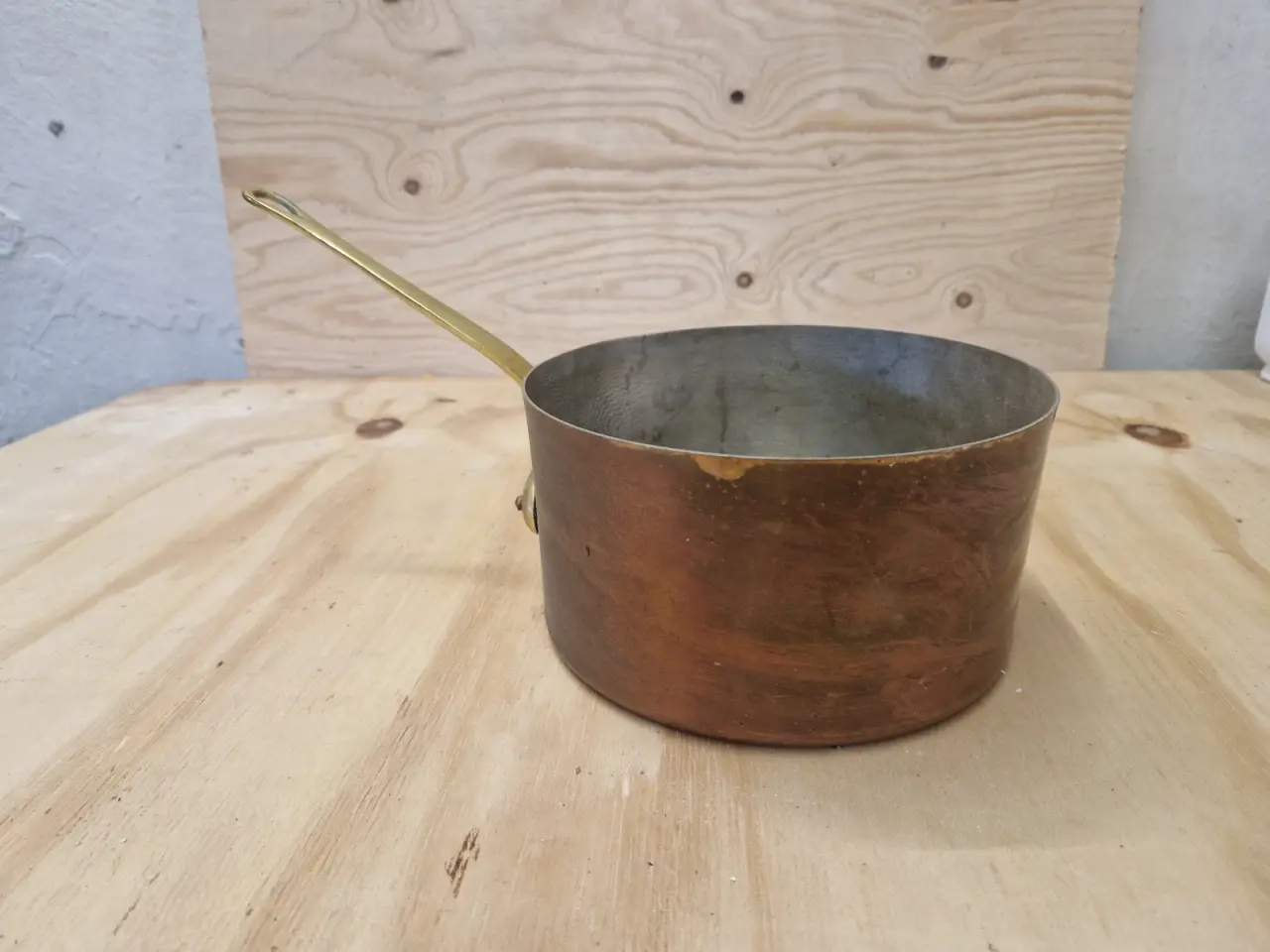 Billede 5 - Klassisk vintage kobberkasserolle 20.5 cm diameter