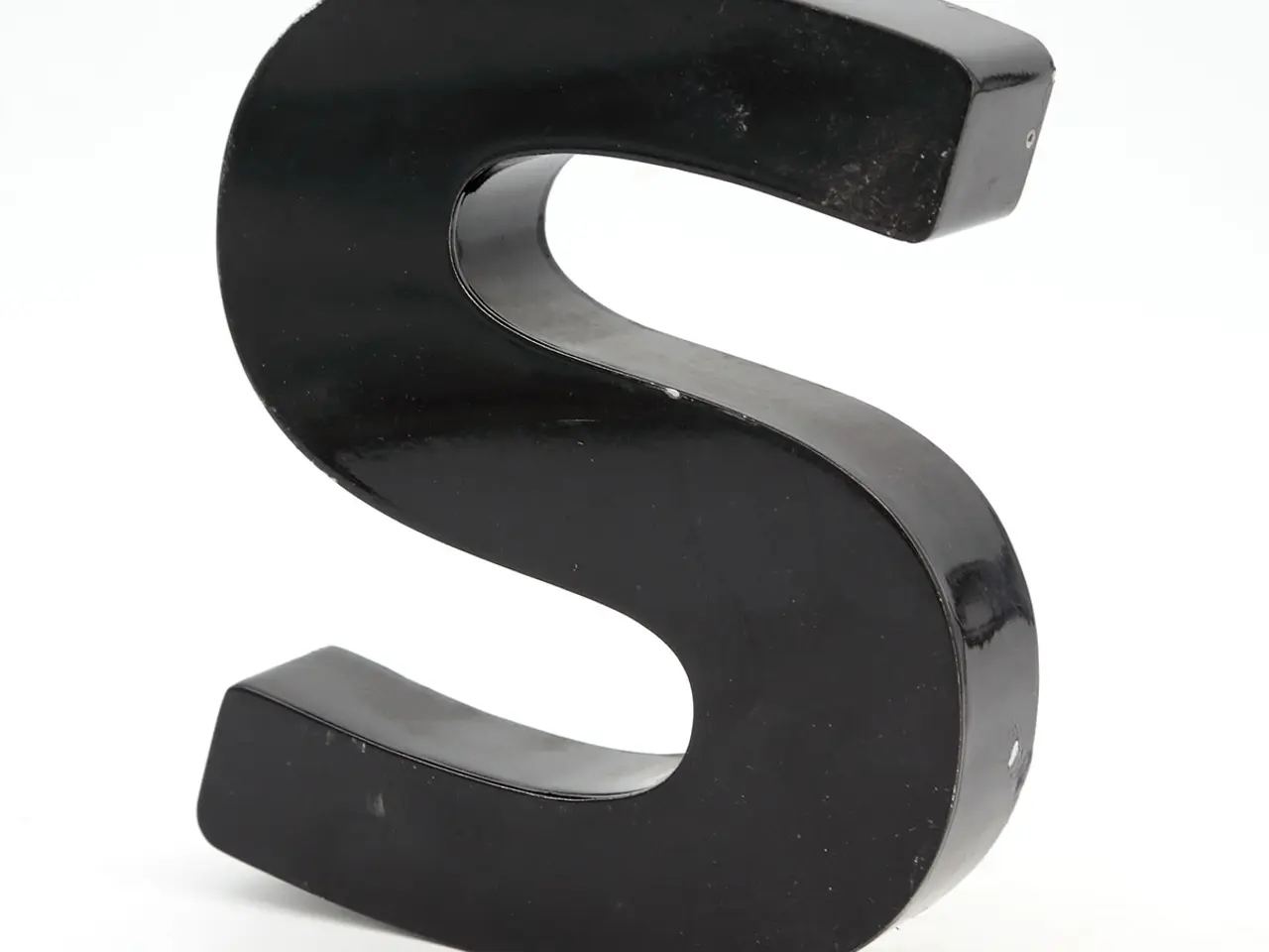 Billede 6 - Sorte facadebogstaver i aluminium – E, S, A og P