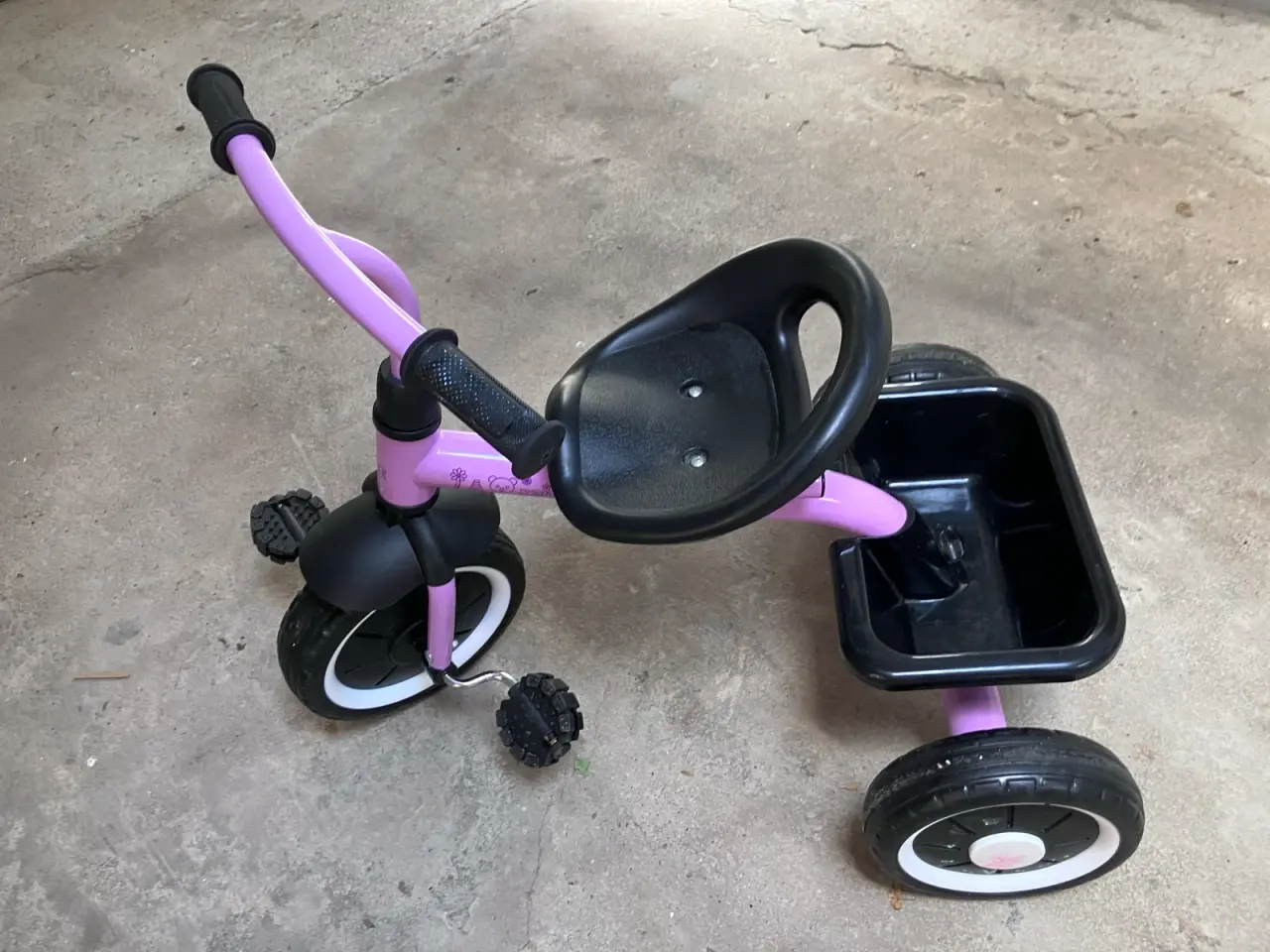 Billede 2 - Fin lilla 3-hjulet cykel