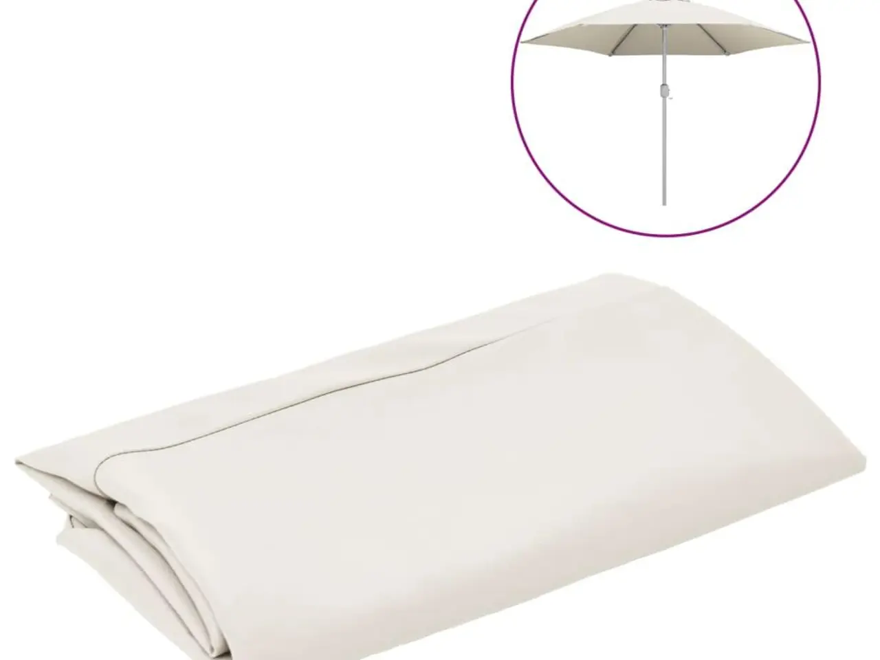 Billede 2 - Udskiftningsdug til parasol 300 cm sandfarvet