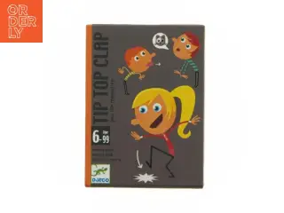 Tip Top Clap Kortspil fra Djeco (str. 12 x 8,3 x 3 cm)