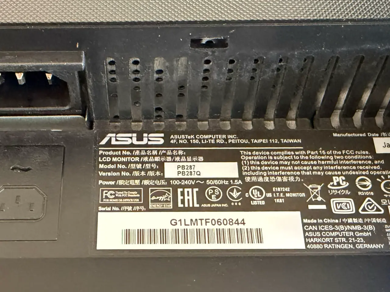 Billede 5 - ASUS PB287Q 28" PC SKÆRM - 4K