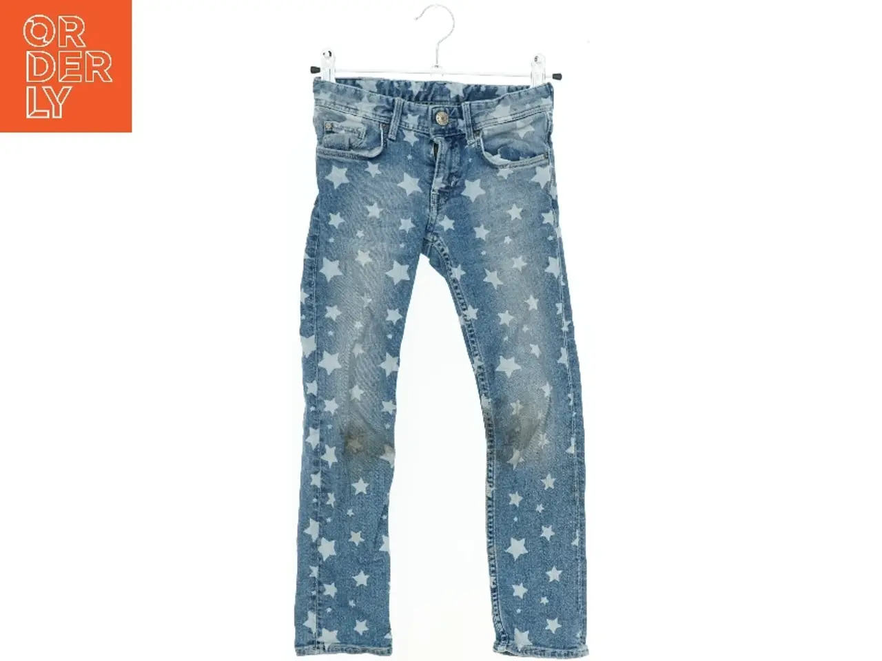 Billede 1 - Stjerne mønstrede jeans fra H&M (str. 116)