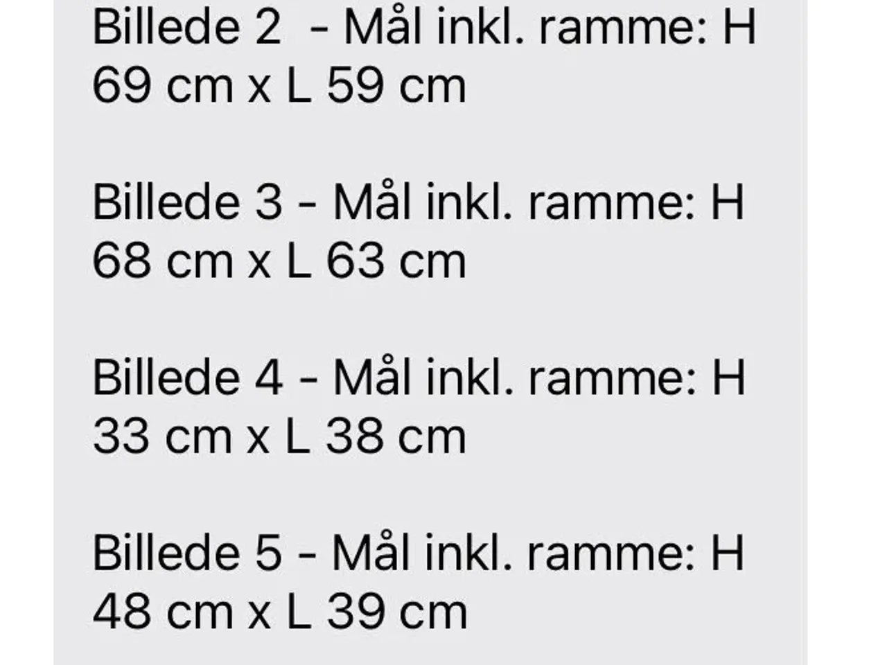Billede 4 - Malerier med guldrammer