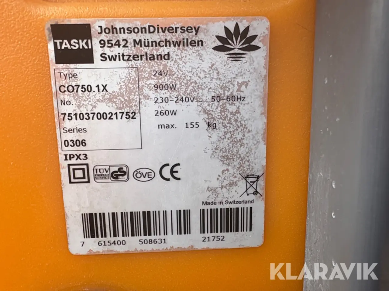Billede 9 - Gulvvaskemaskine TASKI Swingo 750