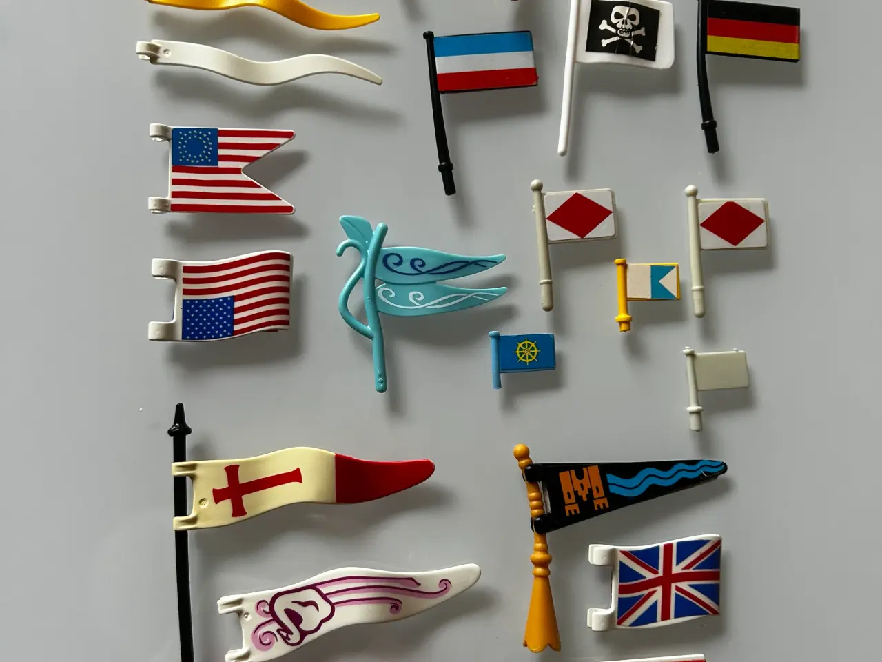 Billede 1 - Playmobil tilbehør - flag