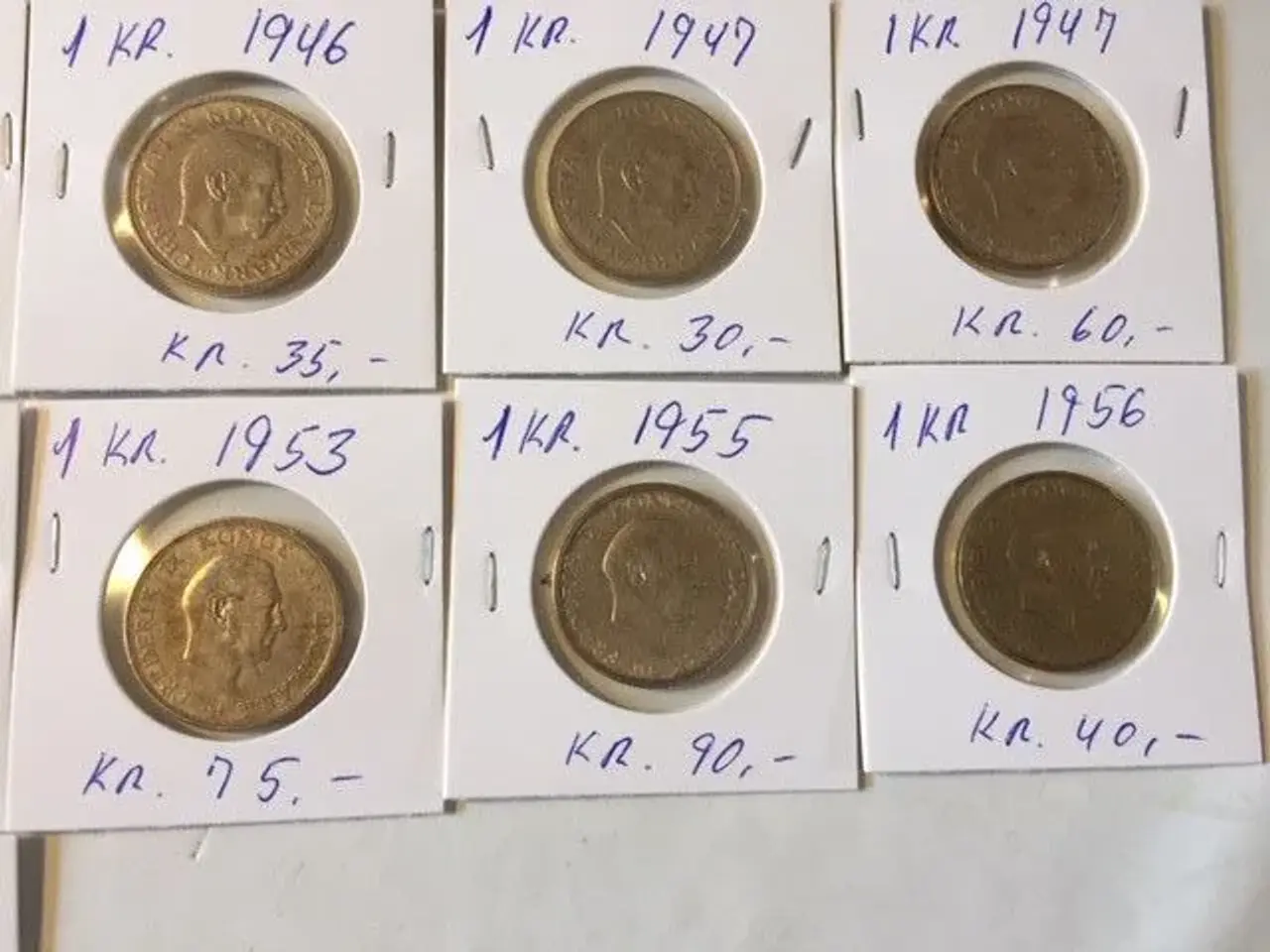 Billede 4 - Gule 1 kroner