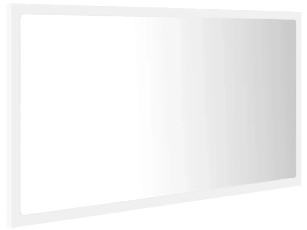 Billede 6 - Badeværelsesspejl med LED-lys 80 x 8,5 x 37 cm - hvid