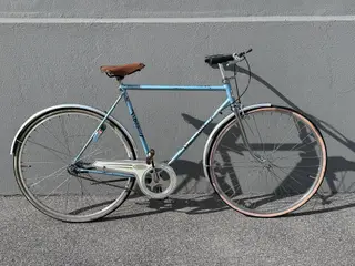 Lyseblå DBS retro herrecykel